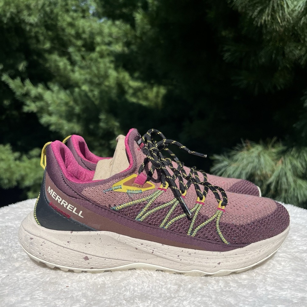 Merrell Bravada 2 Trail Running Shoes Womens Size 9.5 Pink Knit Hiking Sneakers